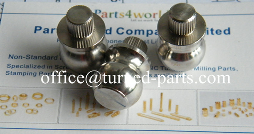 custom precision straight knurled stainless steel CNC turning parts manufacturer