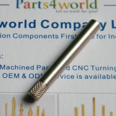 custom precision stainless steel 303 / 316 diamond knurled turning rods supplier