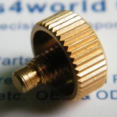 custom precision straight knurled brass turning knob manufacturer