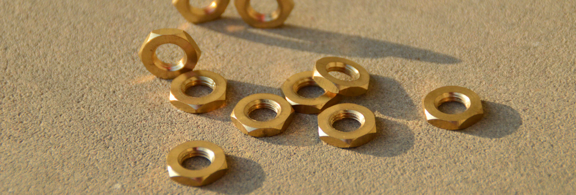 brass hex panel nust and jam nuts supplier