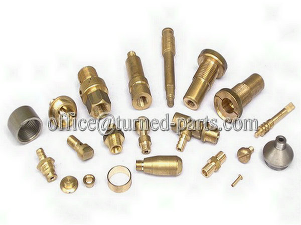 custom precision knurled & threaded brass valve turning parts manufacturer