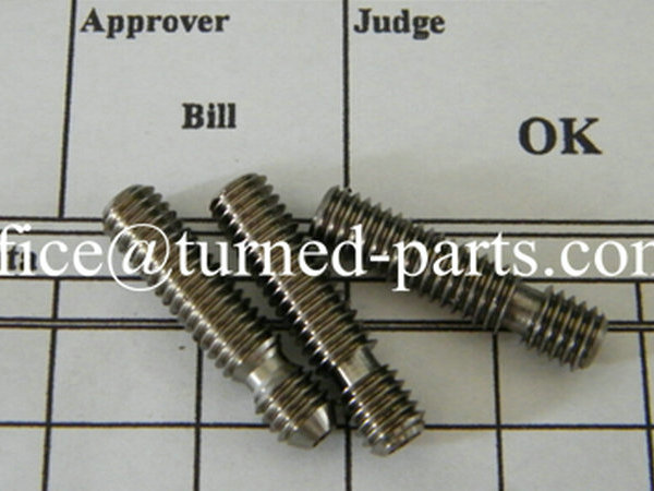 custom precision free-cutting steel full threaded short rods manufacturer